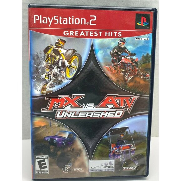 MX vs ATV Unleashed PS2 Video Game Complete Greatest Hits Playstation 2005 - Picture 4 of 6
